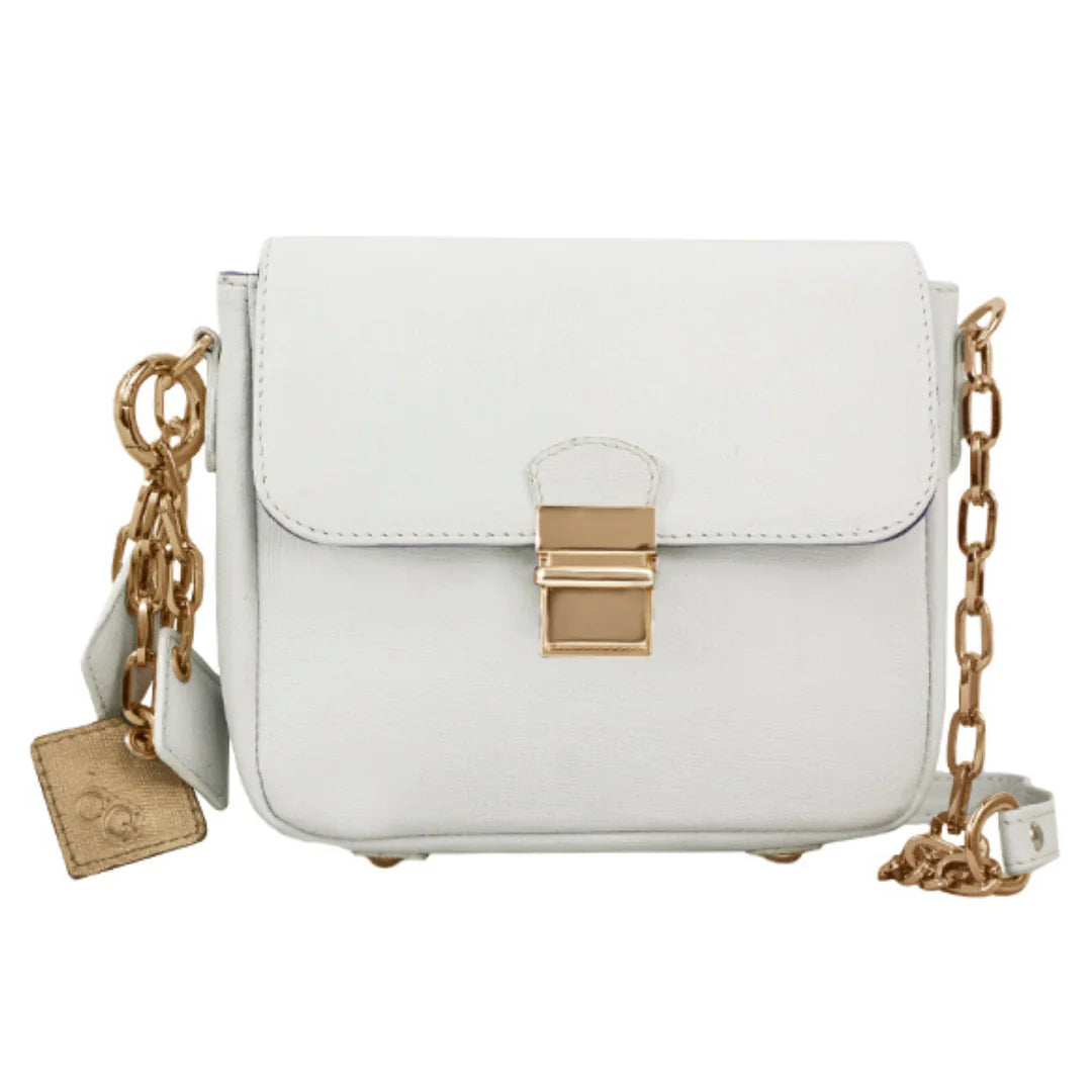 By The Burgh Leather Handbag -White