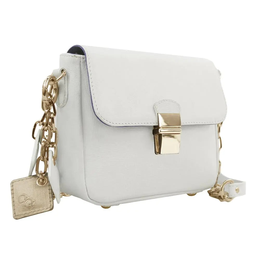 By The Burgh Leather Handbag -White