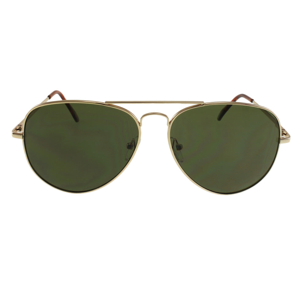 MQ Wright Sunglasses in Gold / G15 Green