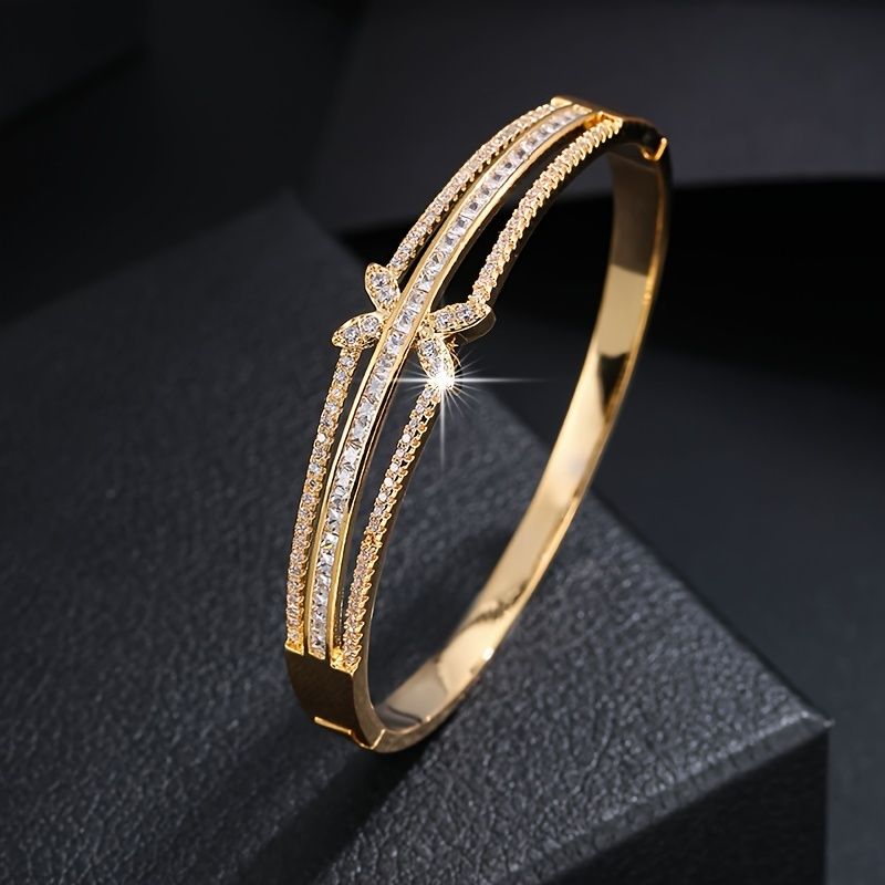 Temperament All-match Zircon Inlaid Fashion Bracelet Simple