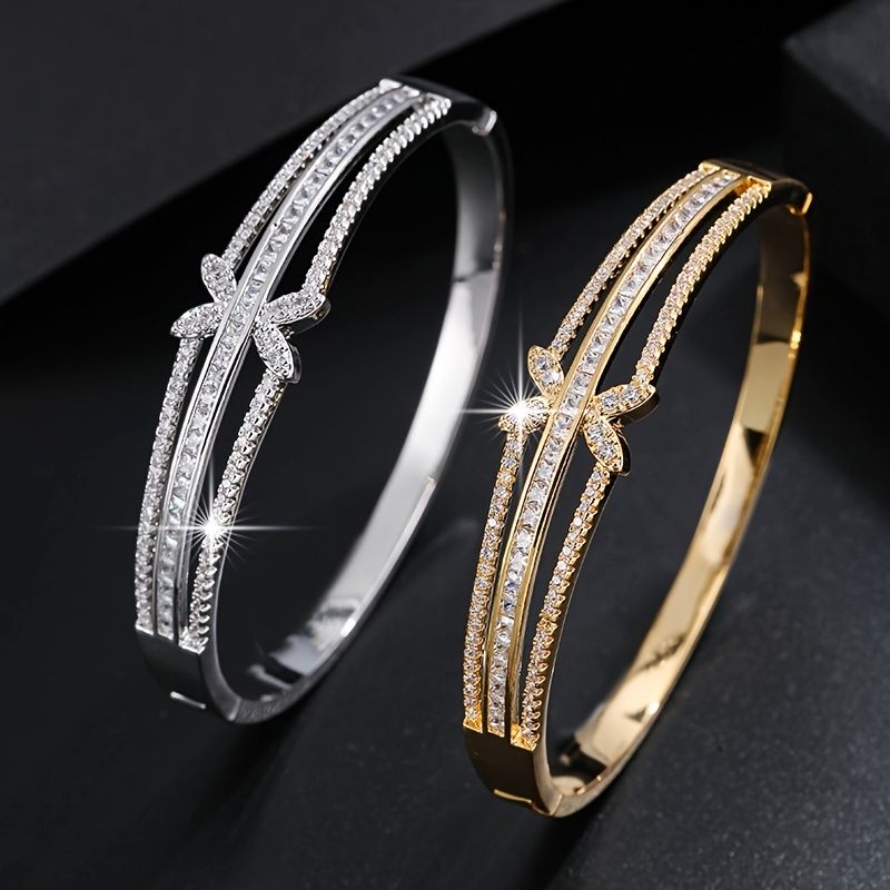 Temperament All-match Zircon Inlaid Fashion Bracelet Simple