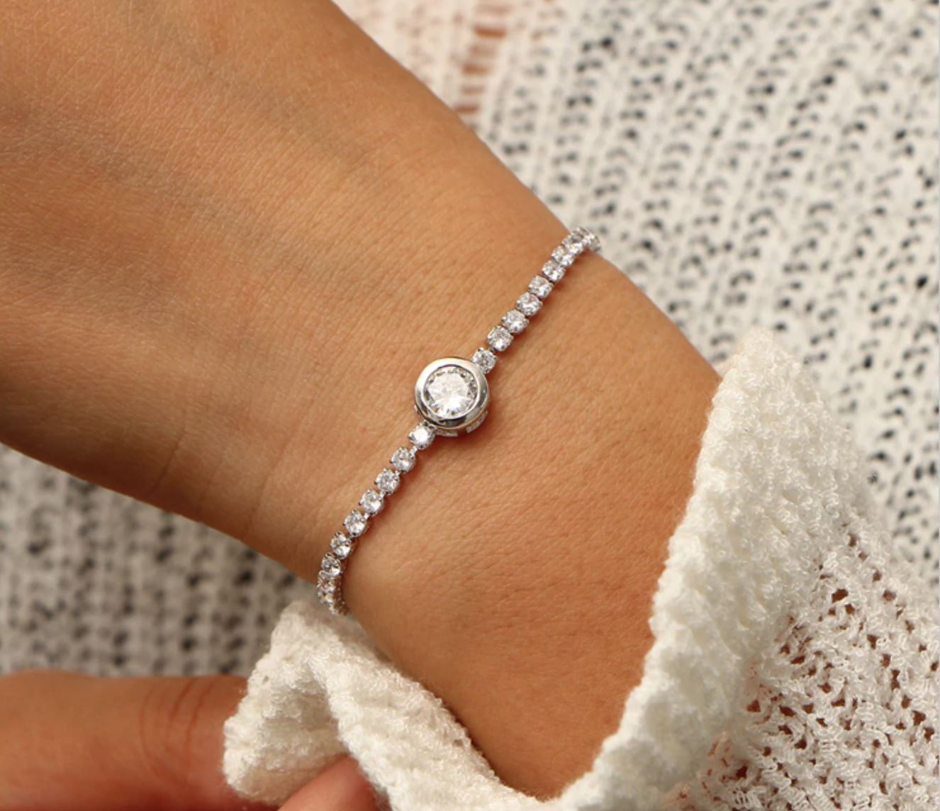 Crystal Tennis Bracelet